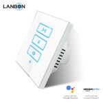 Lanbon - dotykový ovládač roliet / žalúzií s WiFi, séria L6, biely