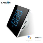 Lanbon - dotykový stmievač s WiFi, séria L6, čierny