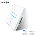 Lanbon - dotykový vypínač s WiFi, séria L6 – jeden okruhy, biely
