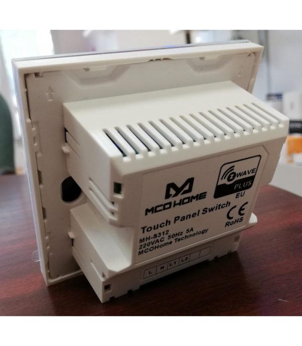 image-MCO Home Nástenný dotykový panel GEN5 (2 tlačidlá)