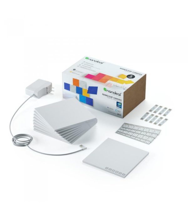 image-Nanoleaf Canvas Smarter Kit (9 Light Squares)