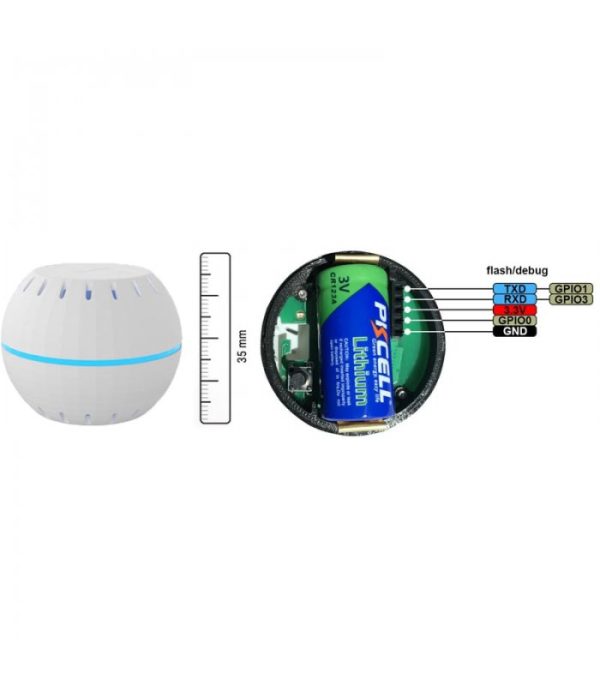image-Shelly H&T - batériový senzor teploty a vlhkosti (WiFi)