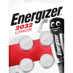 Energizer CR2032 lítiová batéria, 3V, 4 ks