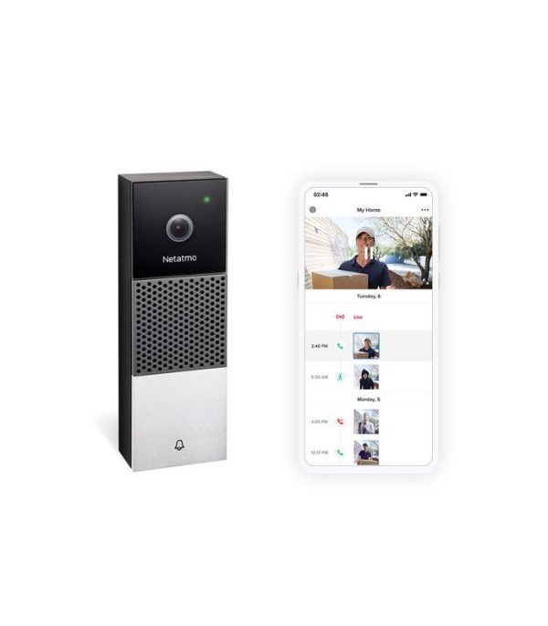 Netatmo Smart Video Doorbell, chtrý videozvonček