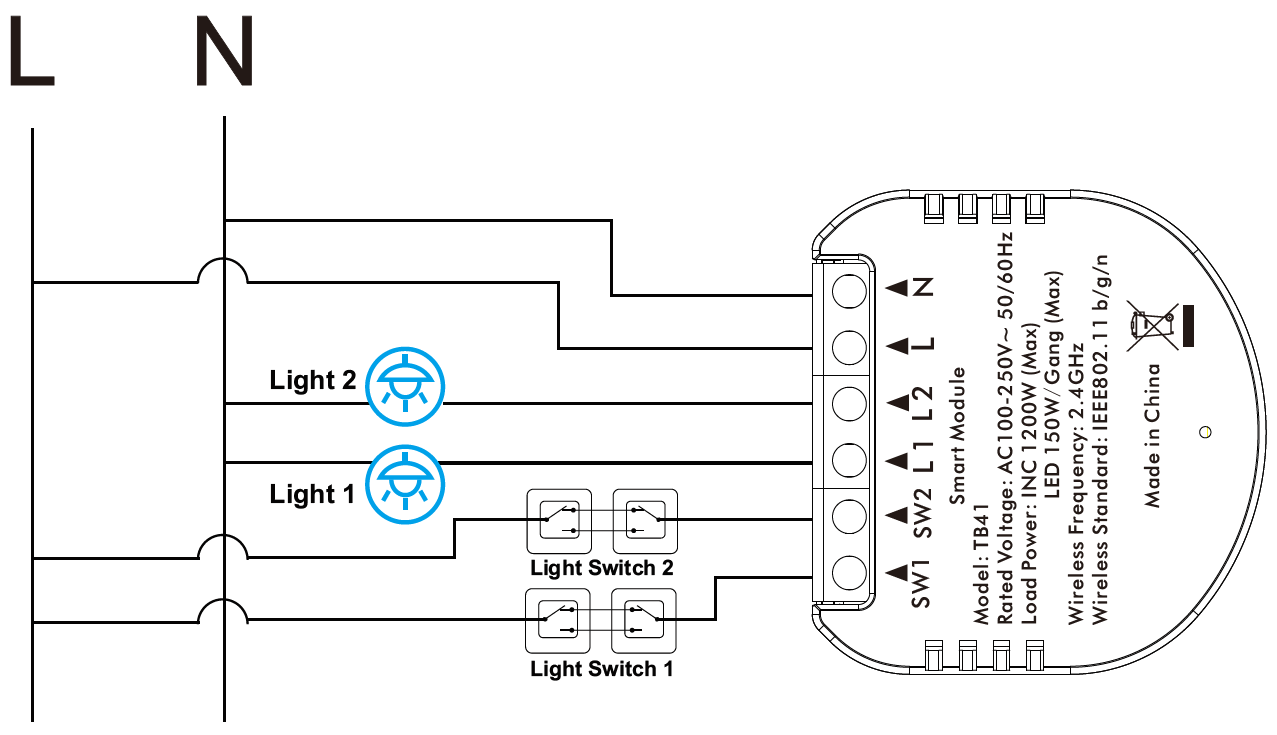 Kesen-spinacie-relatko-wifi-switch-module-tuya