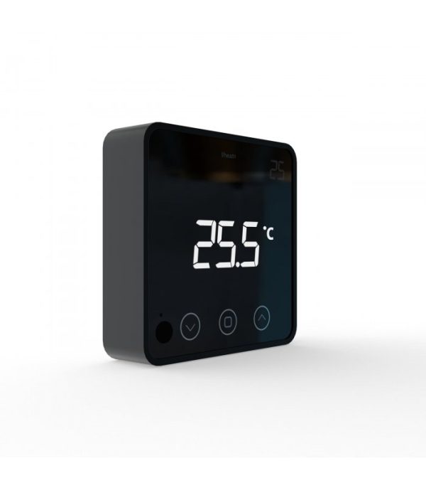 HeatIt Z-Temp2, batériový Z-Wave Plus V2 termostat, čierny