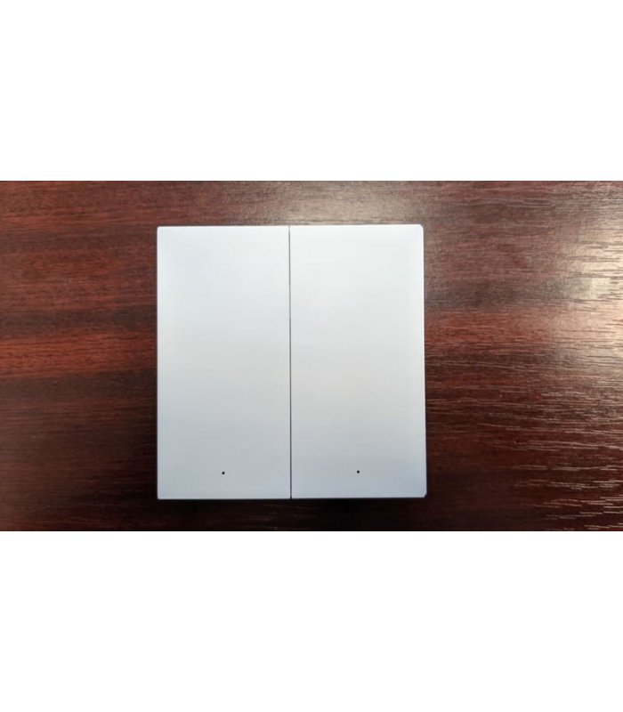 Obrázok AQARA Smart Wall Switch H1 (No Neutral, Double Rocker) (AQARA-WS-EUK02-1001)