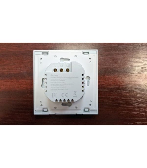 image-Zigbee vypínač s dvojitým relé - AQARA Smart Wall Switch H1 EU (No Neutral, Double Rocker) (WS-EUK02)