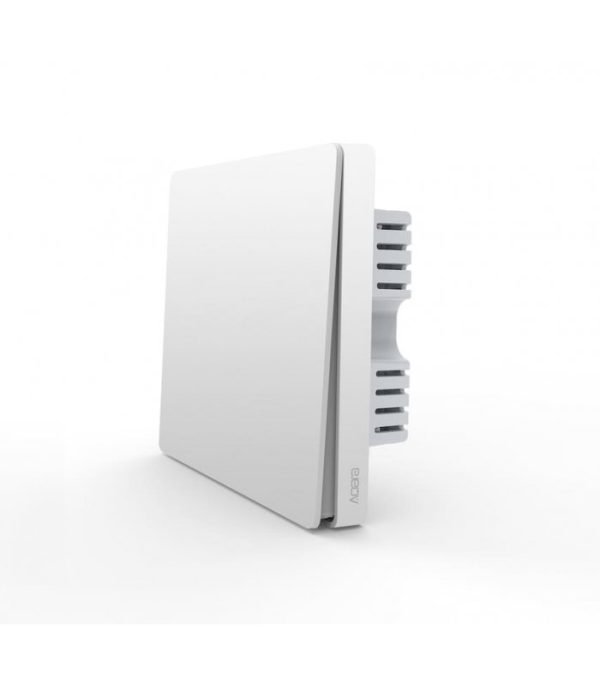 image-Zigbee vypínač s relé - AQARA Smart Wall Switch H1 EU (No Neutral, Single Rocker) (WS-EUK01)