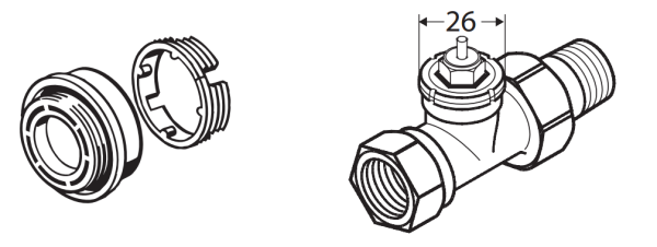 Danfoss Adaptér Pre Ventily Typu RAV A RAVL - Koti.sk - Inteligentná ...