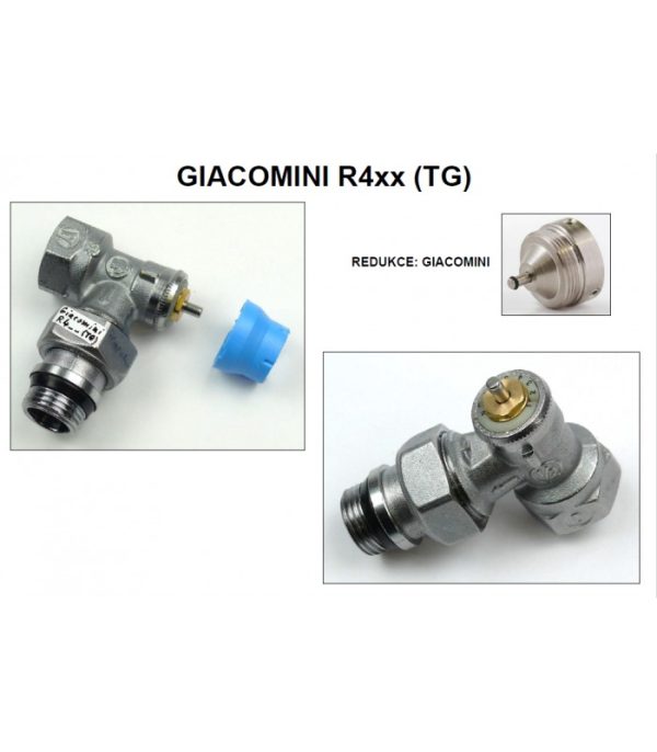 Redukcia na hlavicu pre ventily Giacomini - RE-G