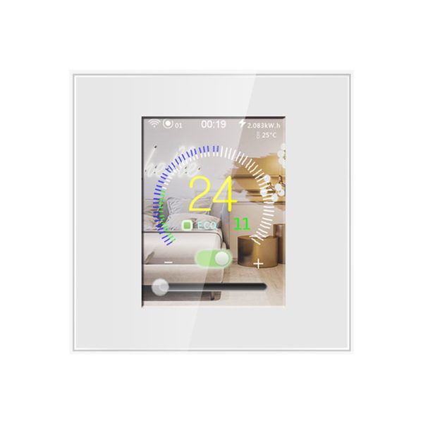 Lanbon L8 dotykový termostat na elektrické podlahové vykurovanie s displejom, biel