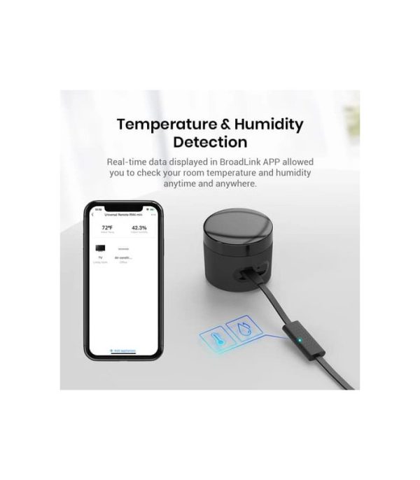 image-BroadLink RM4 mini S Temperature Humidity Sensor