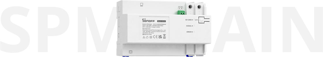 Sonoff Smart DIN Rail Power Meter (Main Unit)