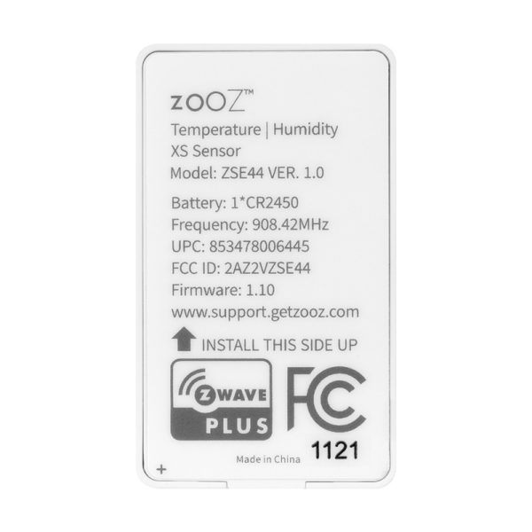 ZOOZ Temperature / Humidity XS Sensor