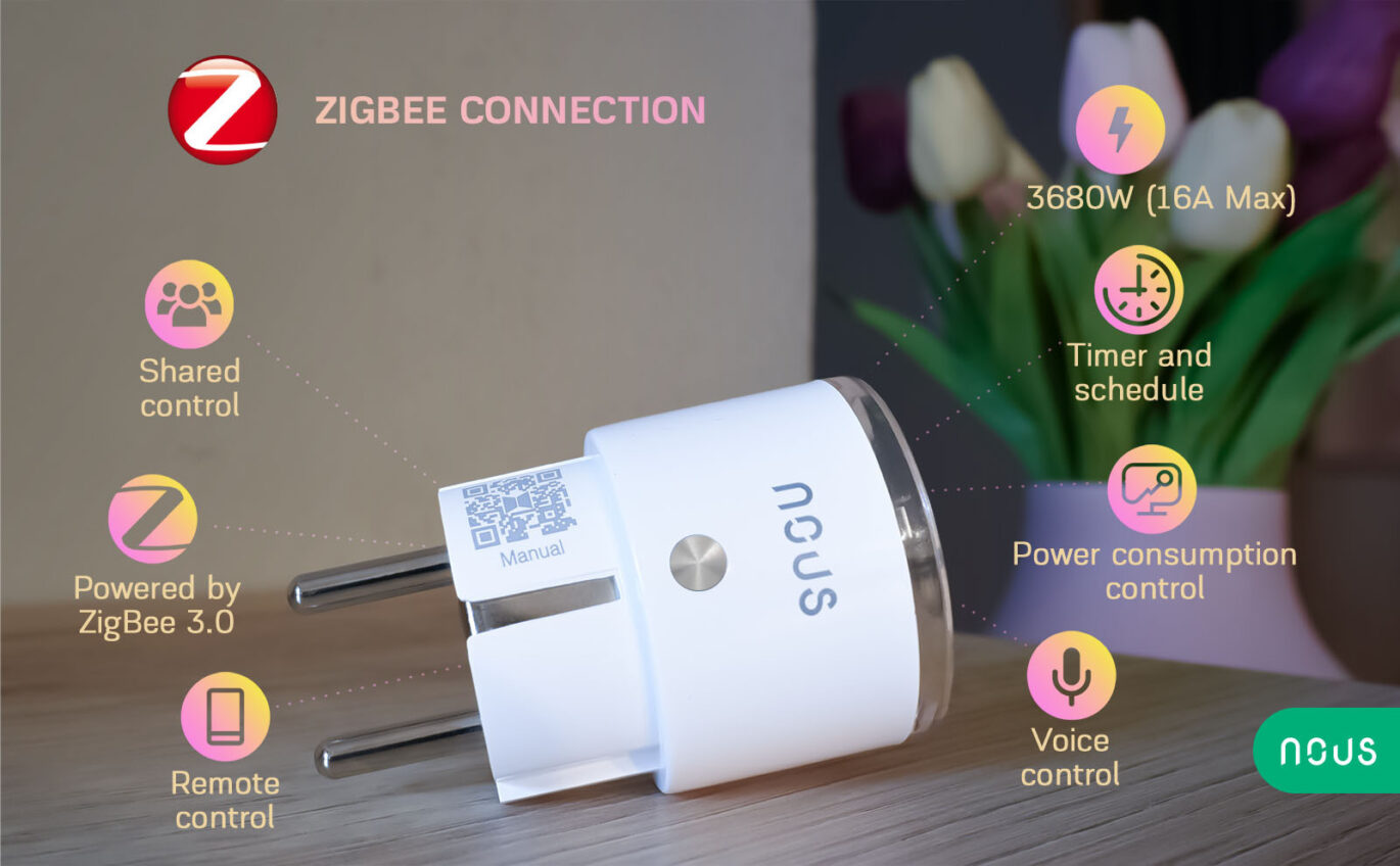 Nous A1 Zigbee Smart Zásuvka do 15A