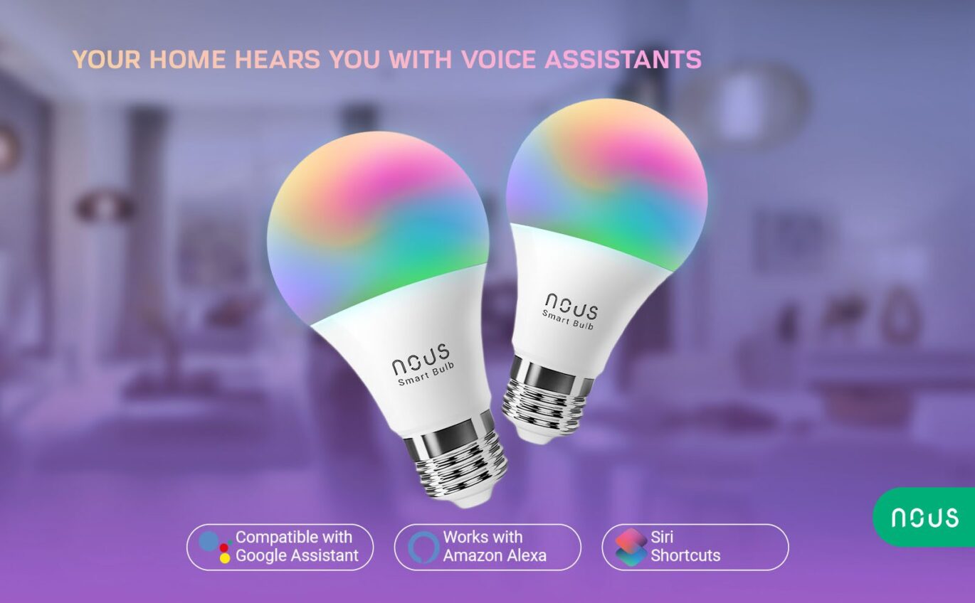 Nous P3 WiFi Smart Žiarovka RGB E27 Tuya