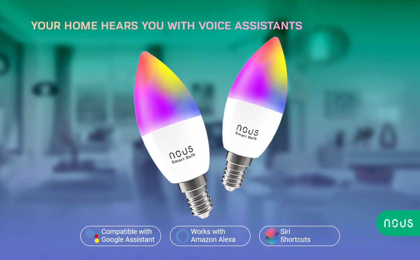 Nous P4 WiFi Smart Žiarovka RGB E14 Tuya 2