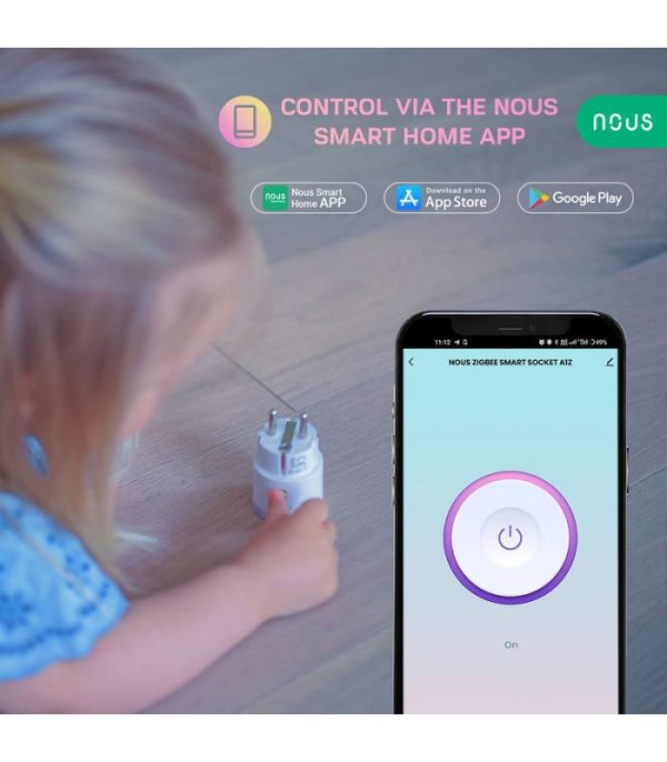 image-Nous A1 Zigbee Smart Zásuvka do 15A