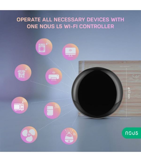 image-Nous L5 WiFi Smart IR Ďiaľkový Ovládač Tuya