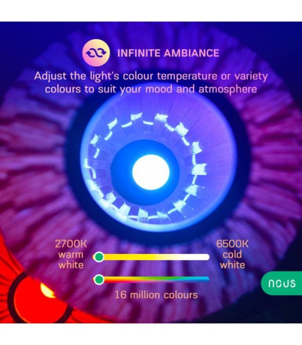 image-Nous P3 WiFi Smart Žiarovka RGB E27 Tuya