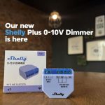 image-Shelly Plus 0-10V Dimmer - stmievací modul (WiFi)