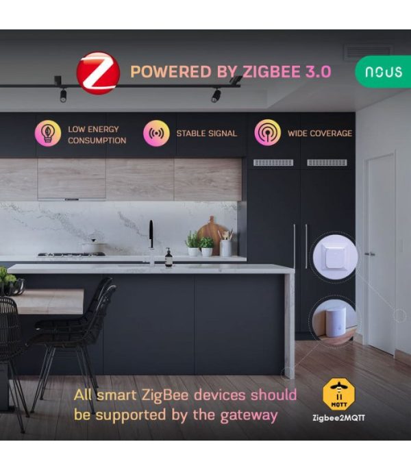image-Nous E4 Zigbee Smart Senzor Úniku Vody