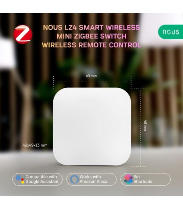 image-Nous LZ4 Zigbee Smart Bezdrôtové Mini Tlačidlo